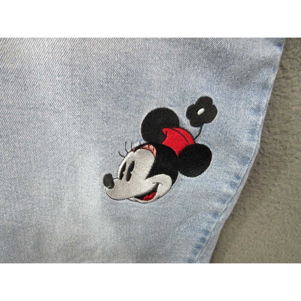 NWT Disney X Hot Topic Mickey Minnie Mouse Mom Jeans Light Wash Plus Size 26 - Picture 4 of 15
